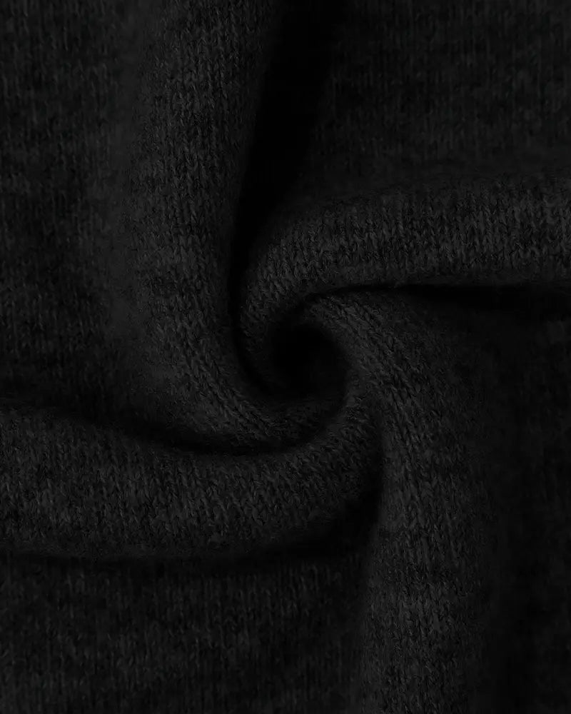 Pull Col Montant Imprimé Contrasté