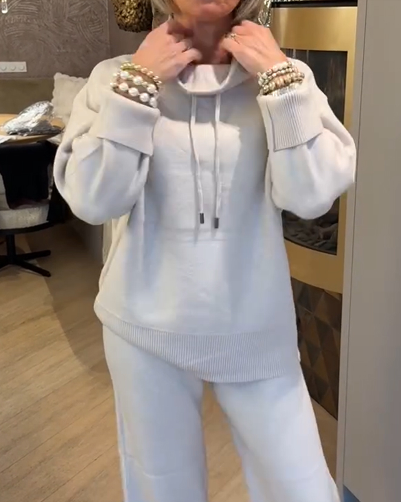 Pull Col Haut Cordon Mode