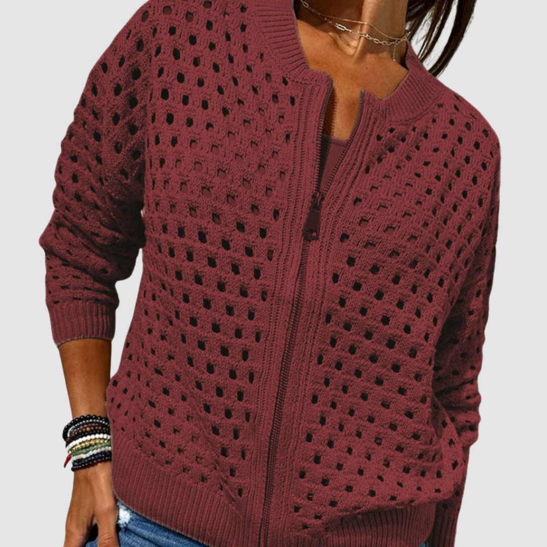 Desiree - Élégant Cardigan Tricoté