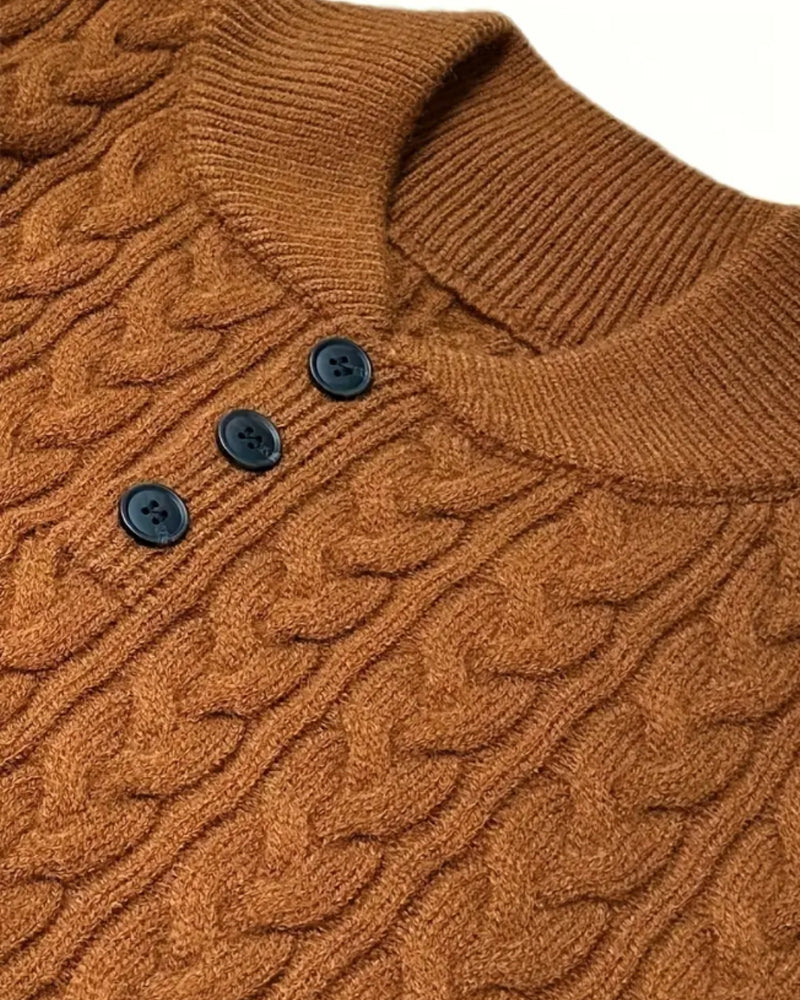 Pull À Col Montant Torsadé