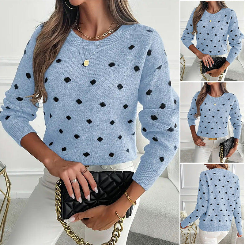 Pull Col Rond Manches Longues