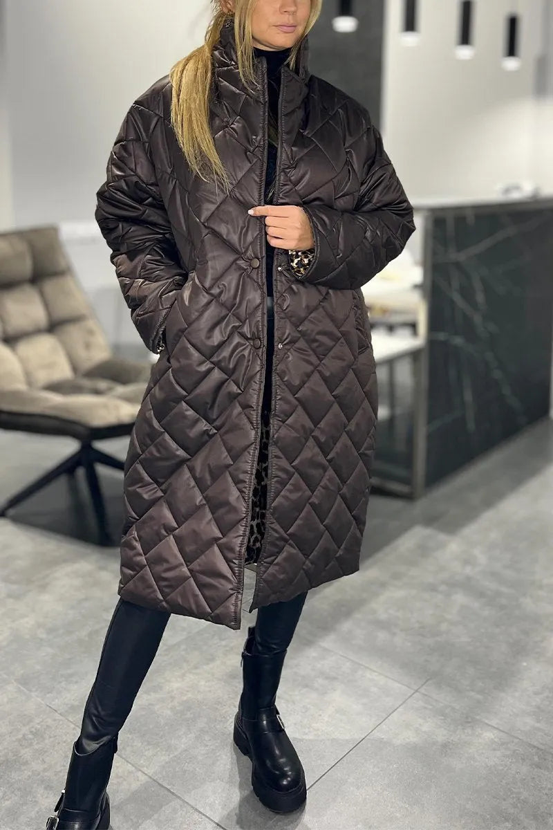Solor Paris™ | Manteau Léopard Luxe • Chaud & Confortable • Coupe Élégante