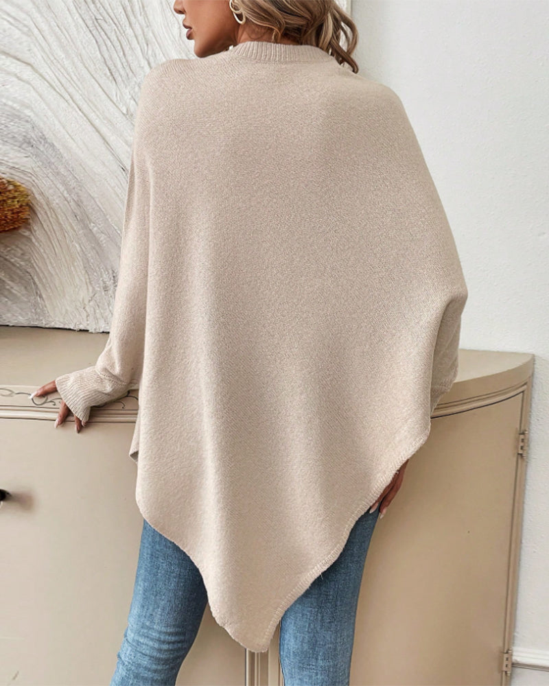 Pull Floral Large à Manches Gigot