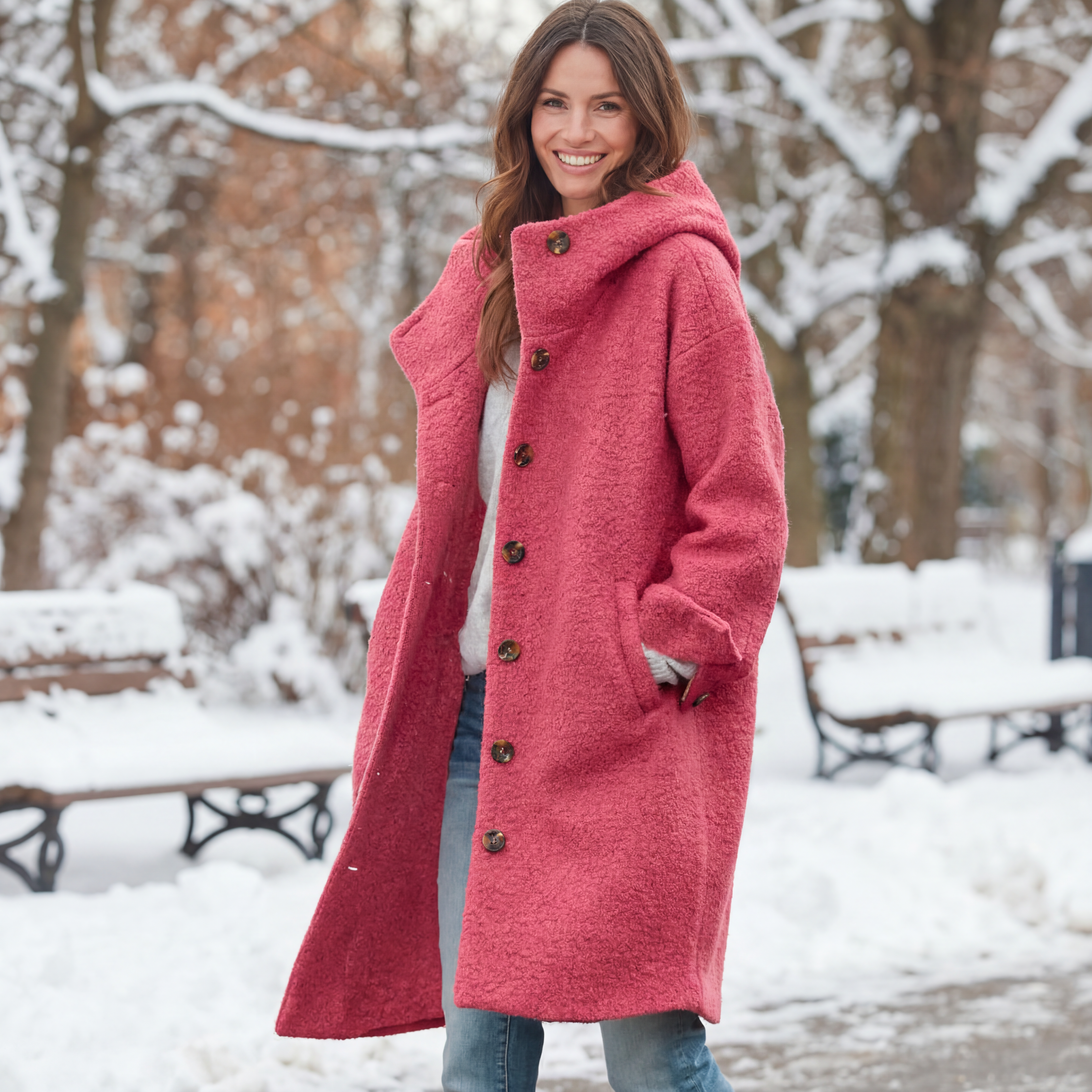 Sophia™ | Manteau en laine confortable pour l'hiver