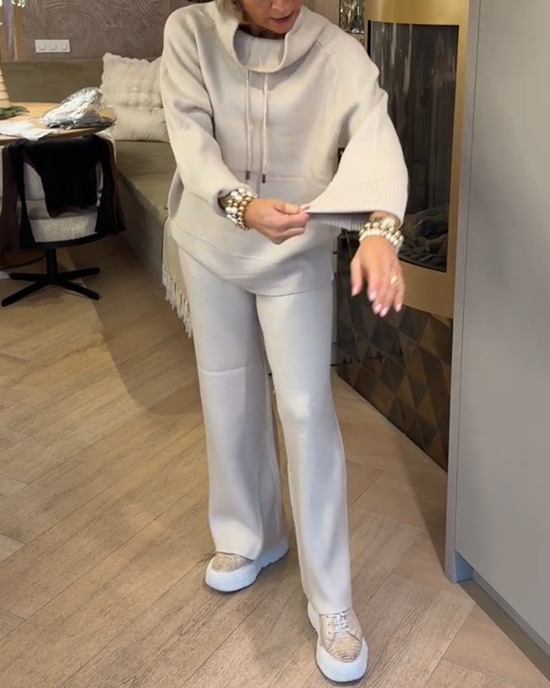 Pull Col Haut Cordon Mode