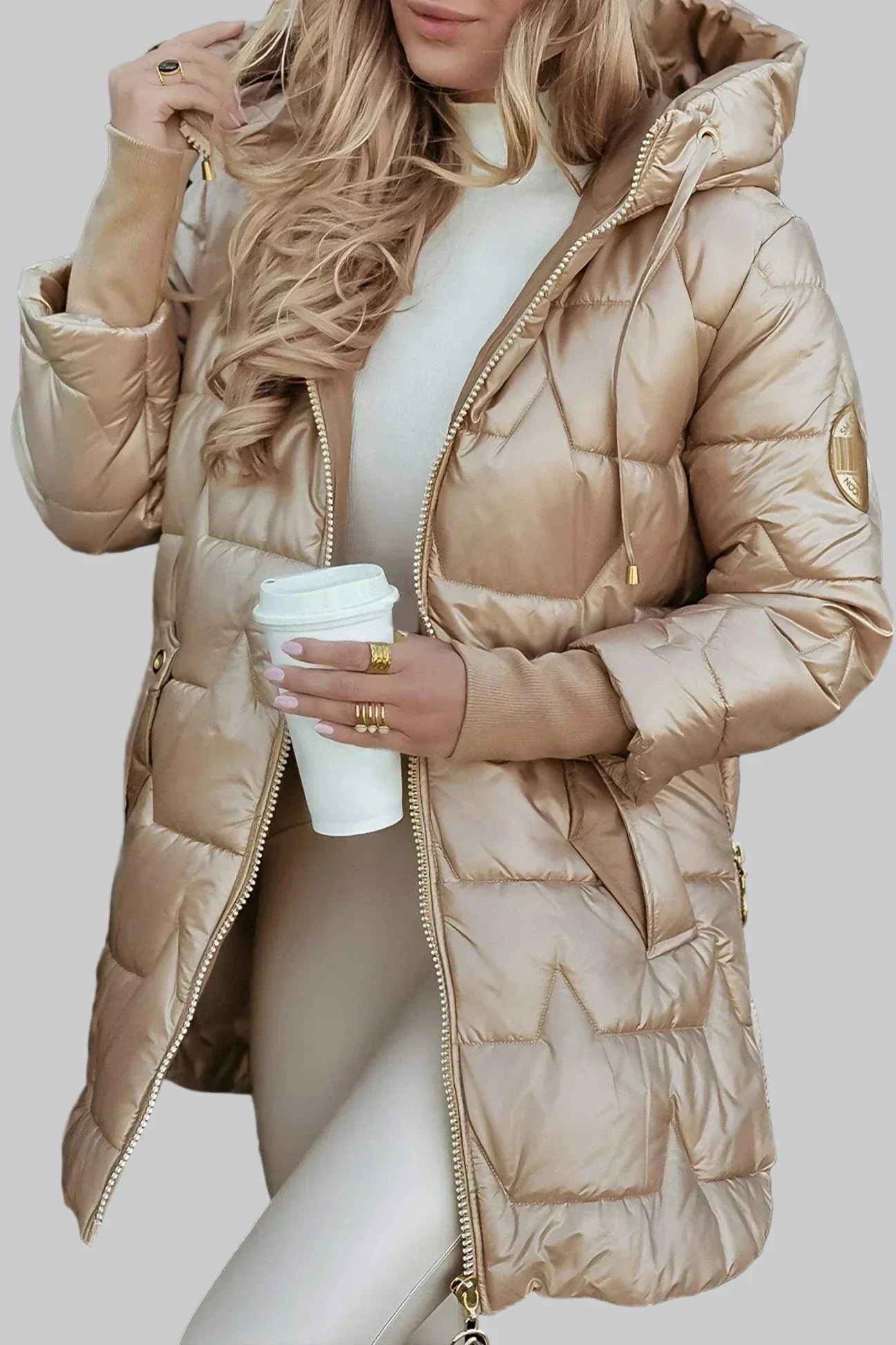 Solor Paris™ | Manteau Élégant d'Hiver avec Capuche et Rembourrage